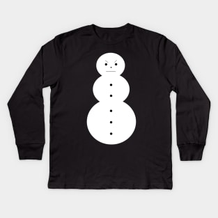 Jeezy snowman shirt Kids Long Sleeve T-Shirt